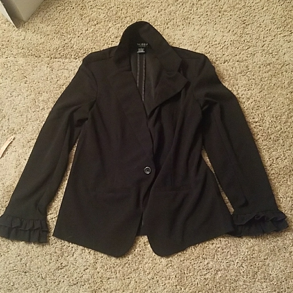 A black blazer
